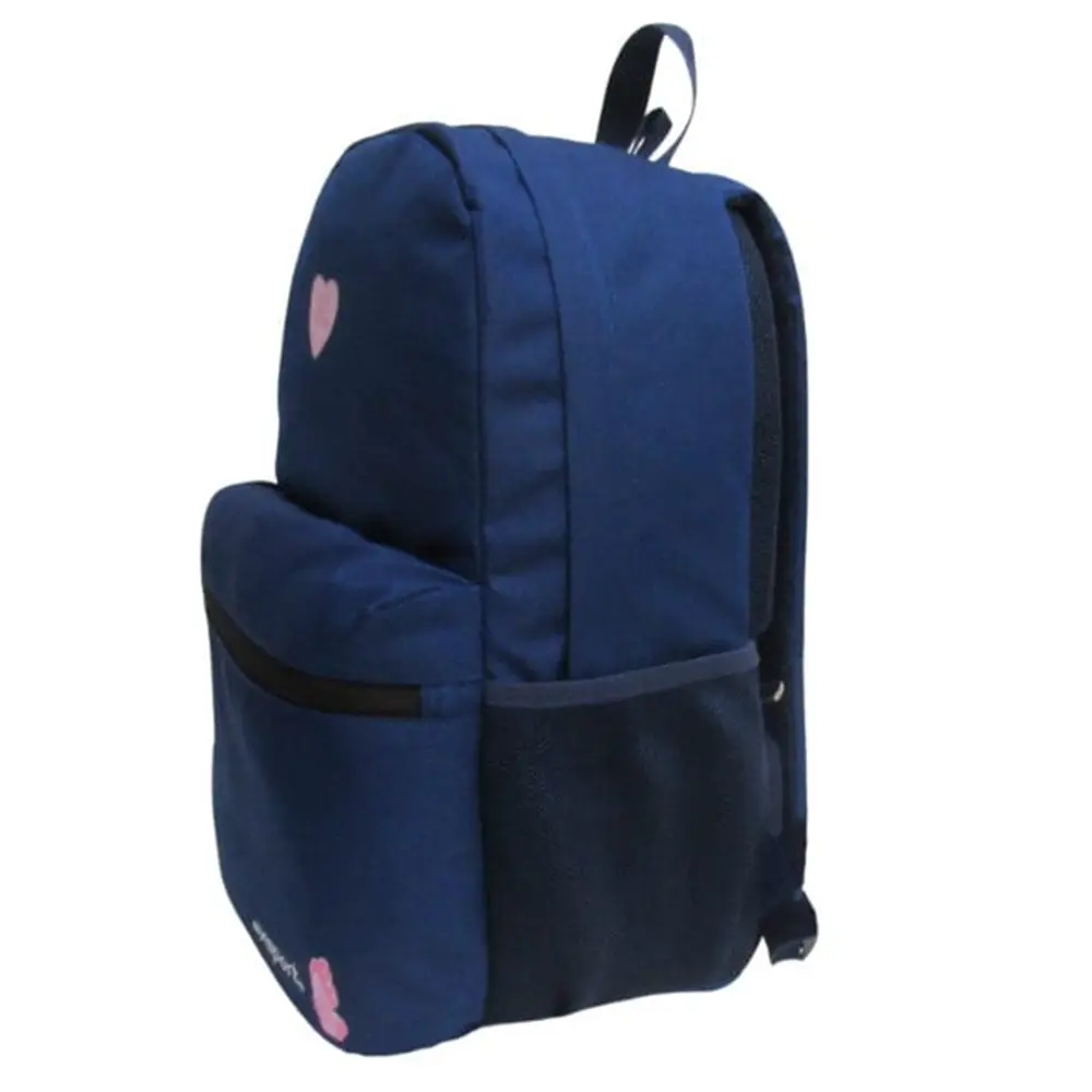 Exsport 2526150 navy blue 2 zippers backpack1