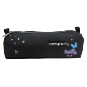 Exsport 2526154 black 1 zipper pencil case