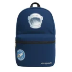 Exsport 2526155 space design 2 zippers navy blue backpack