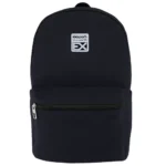 Exsport 2526203 black 2 zippers backpack