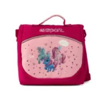 Exsport 2526305 unicorn design 1 zippers kids fuchsia lunch bag