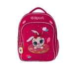 Exsport 2526313 bunny donut design 2 zippers small kids fuchsia backpack