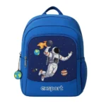Exsport 2526343 spaceman design 2 zippers small kids backpack
