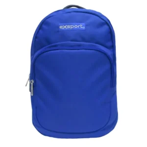 Exsport 2526502 blue 4 zippers backpack
