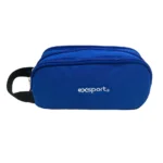 Exsport 2526508 blue 3 zippers pencil case