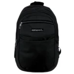 Exsport 2526571 black 4 zippers detachable 2in1 backpack