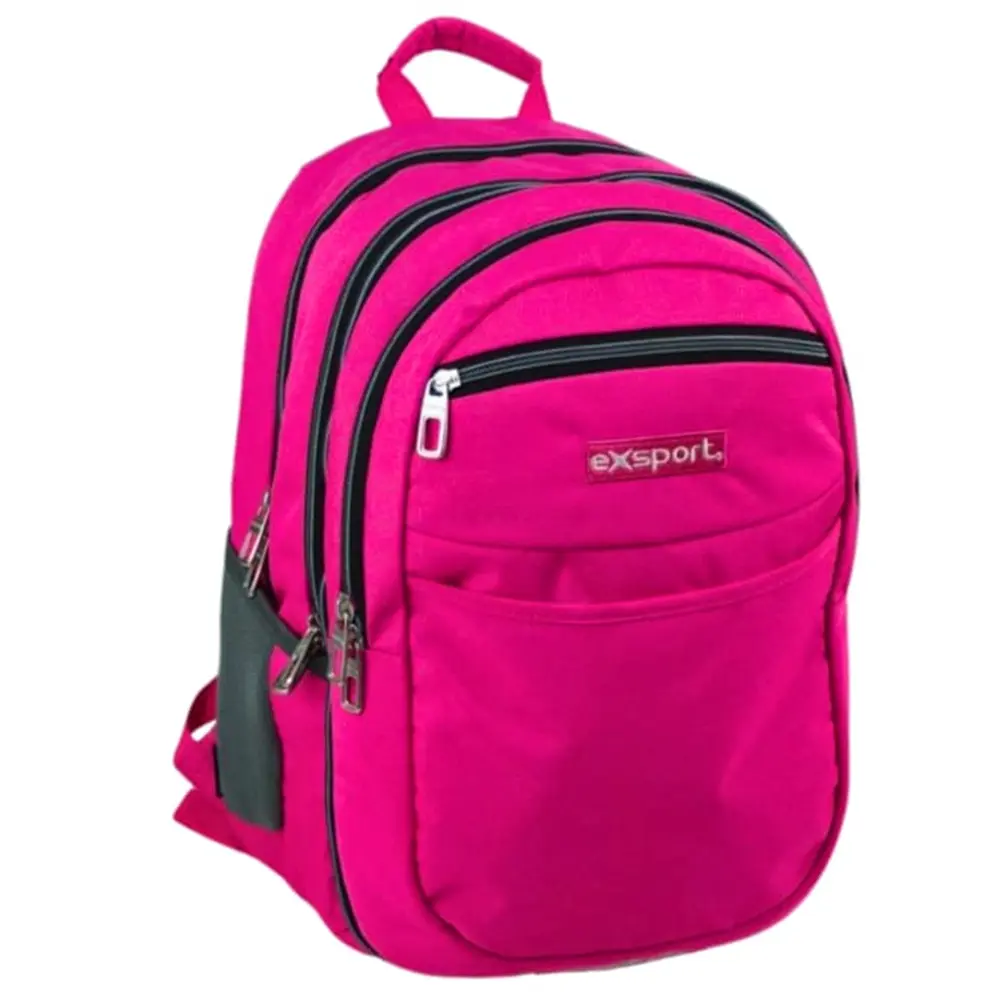 Exsport 2526571 fuchsia 4 zippers detachable 2 in 1 backpack2