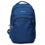 Exsport 2526572 navy blue 4 zippers backpack
