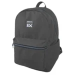 Exsport 2526574 dark grey 2 zippers backpack