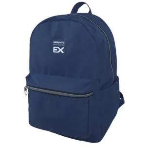 Exsport 2526574 navy blue 2 zippers backpack