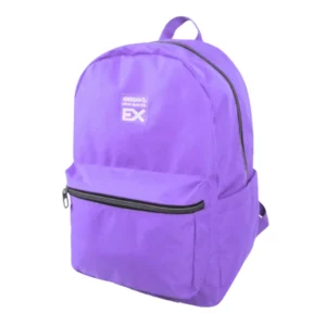 Exsport 2526574 purple 2 zippers backpack