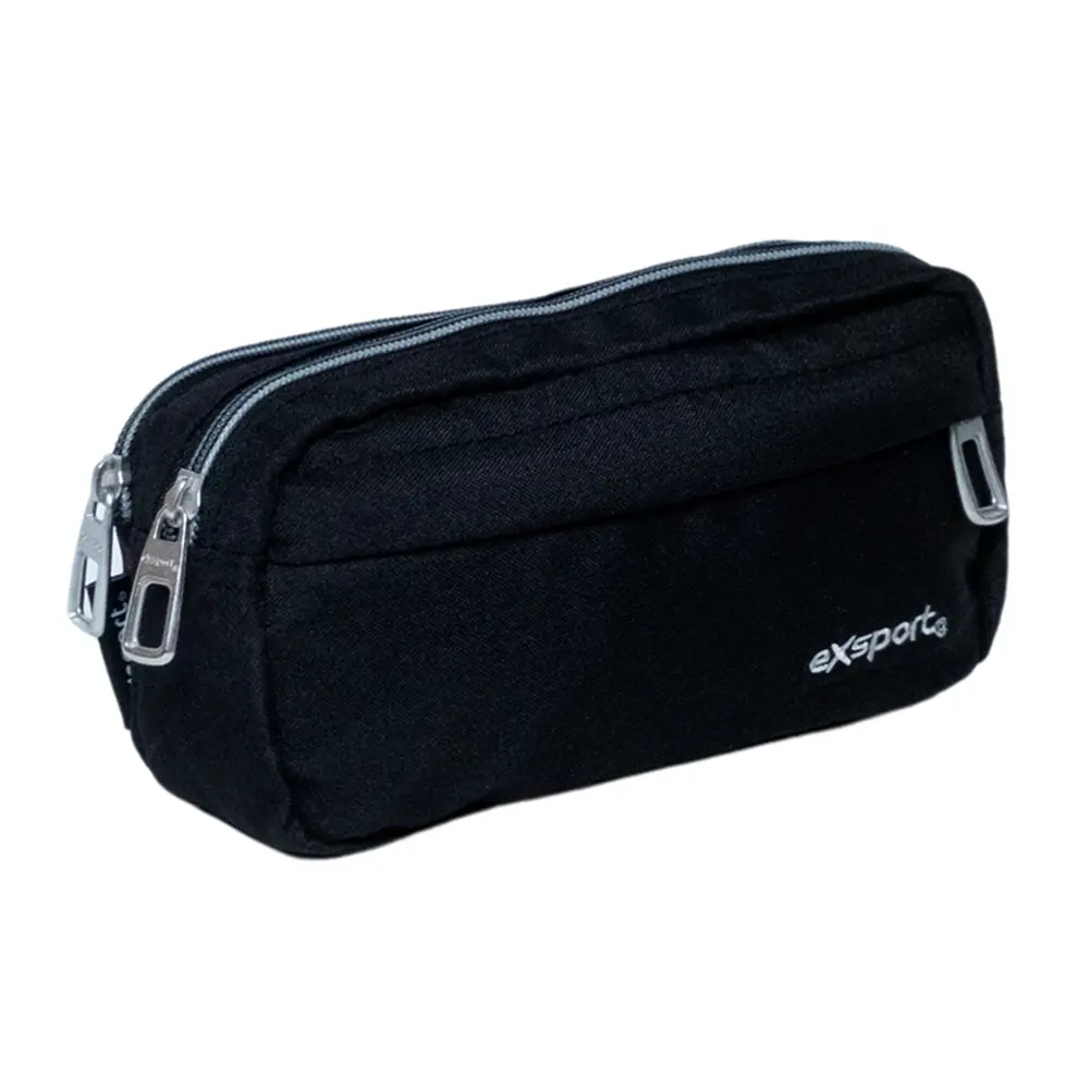 Exsport-2526577-Black-2-Zippers-with-Front-Zipper Exsport 2526577 black 2 zippers with front zipper