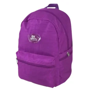 Exsport 2526603 purple 2 zippers backpack
