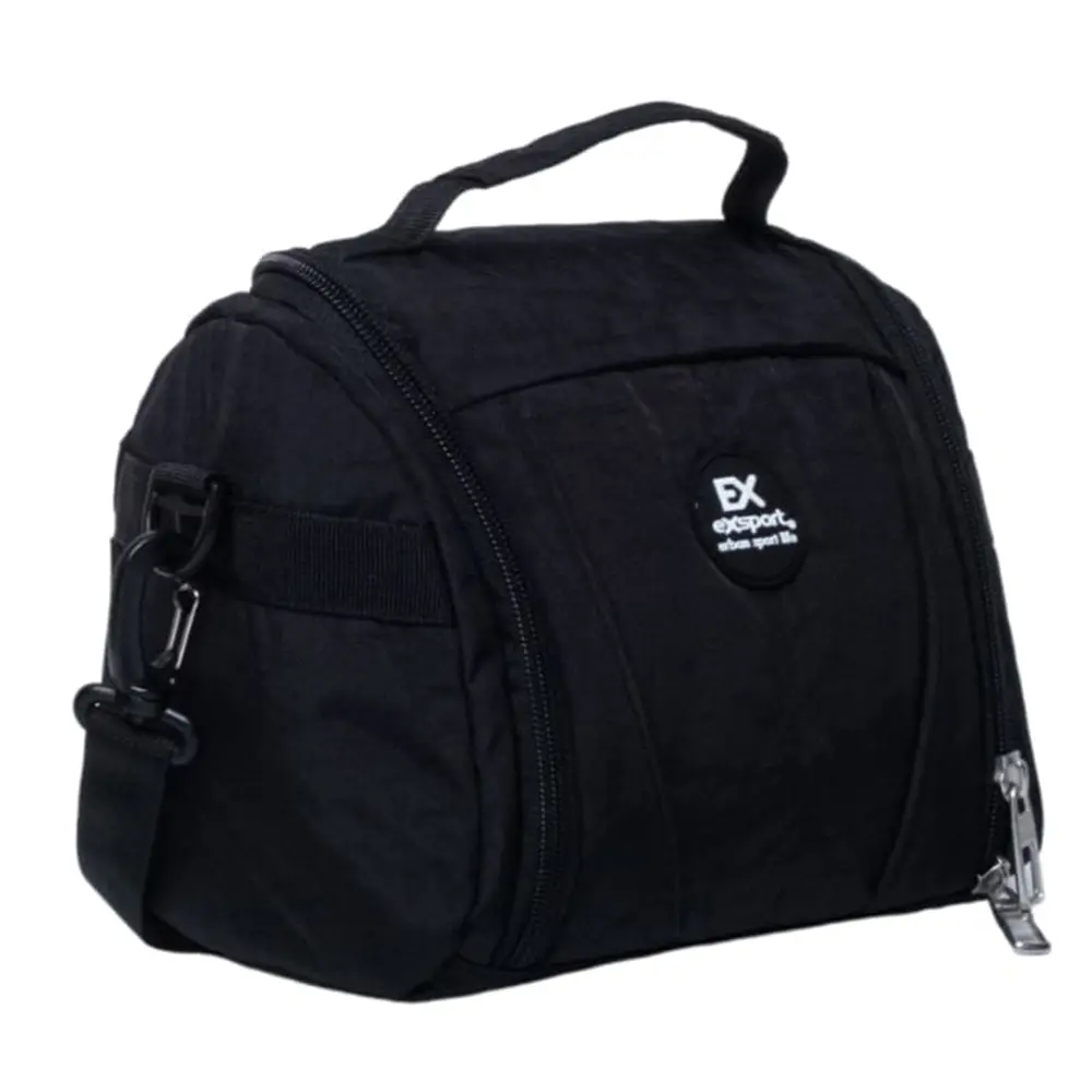 Exsport 2526606 black 1 zipper lunch bag