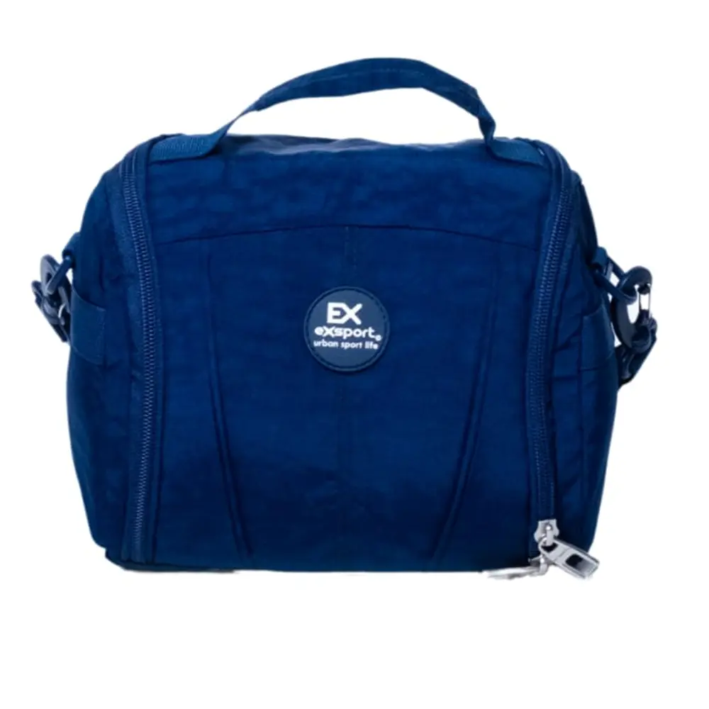 Exsport 2526606 navy blue 1 zipper lunch bag