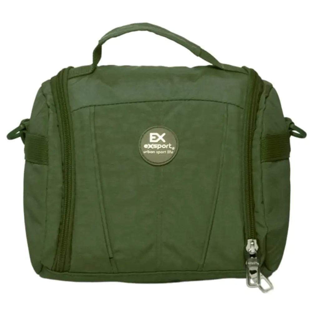 Exsport 2526606 olive green 1 zipper lunch bag