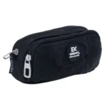Exsport 2526608 black 2 zippers pencil case