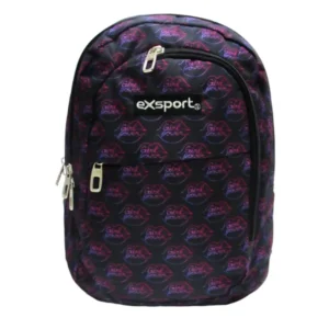 Exsport 2526902 girl power design 4 zippers backpack