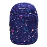 Exsport 2526912 space design 4 zippers purple backpack