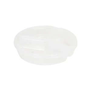 Freshlife 800ml 3 devided round purple storage box1