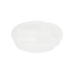 Freshlife 800ml 3 devided round red storage box1