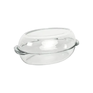 Glass 2pcs oval 35x16x15cm pyrex oven dish