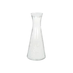 Glass patterned design bottle with lid