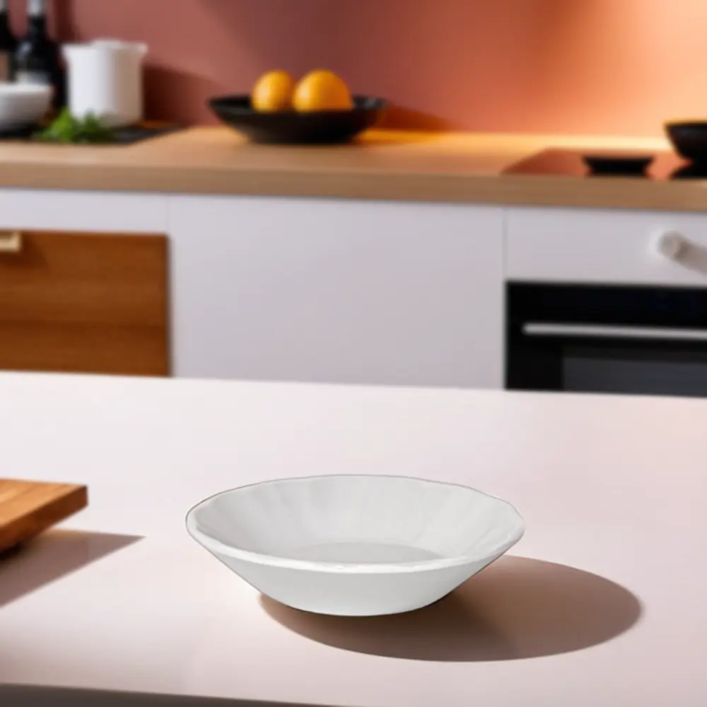 Melamine 11x2.4cm white small plate1