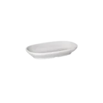 Melamine 12x7cm white small oval plate