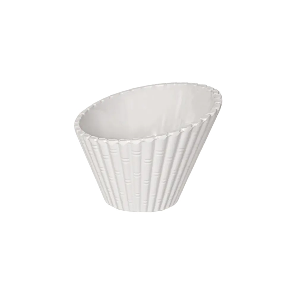 Melamine-17x8.5cm-White-Effected-Elliptic-Bowl Melamine 17x8.5cm white effected elliptic bowl