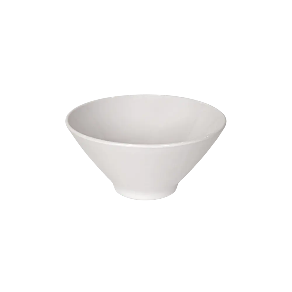 Melamine 17x9.5cm white salad bowl