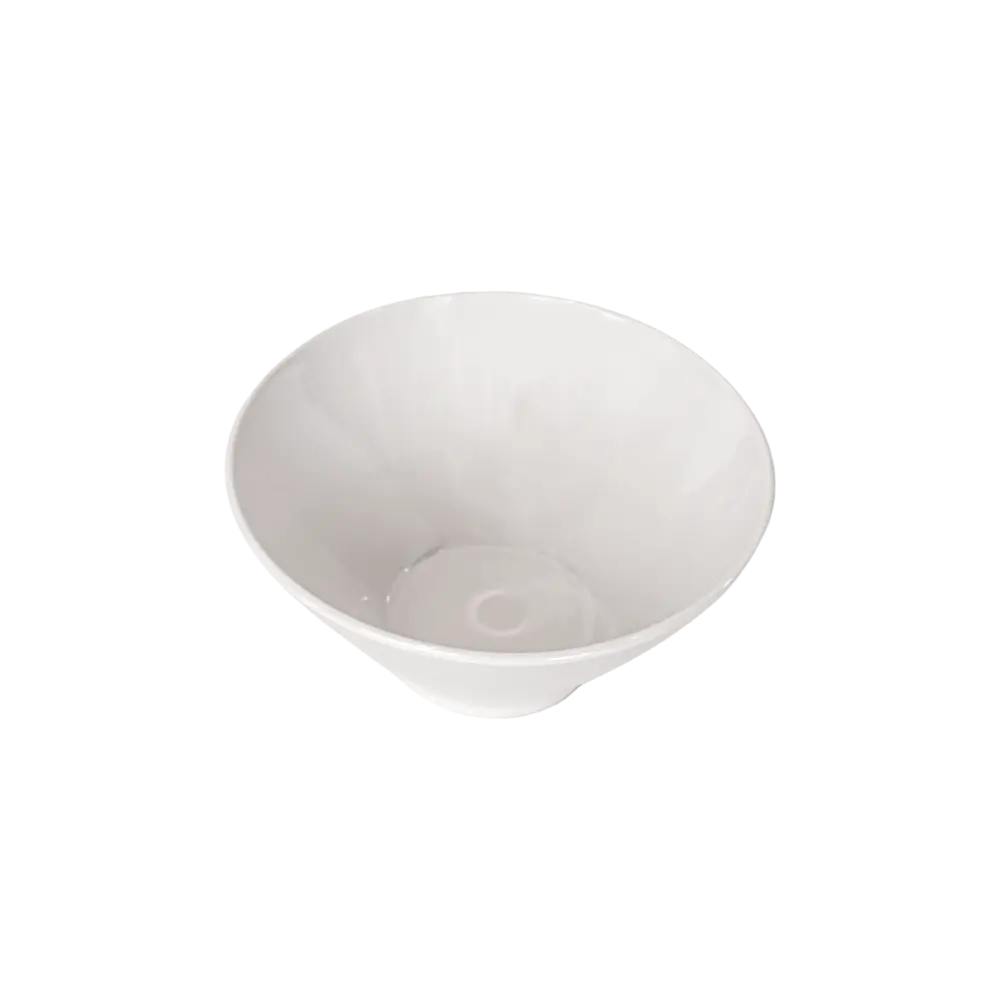 Melamine 17x9.5cm white salad bowl2