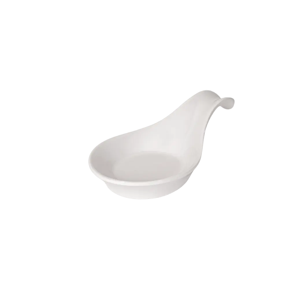 Melamine 19x9.5x5.5cm white spoon plate2