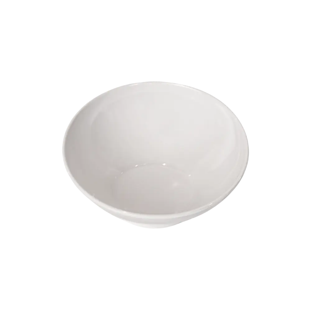 Melamine 21x12cm white serving elliptic bowl3