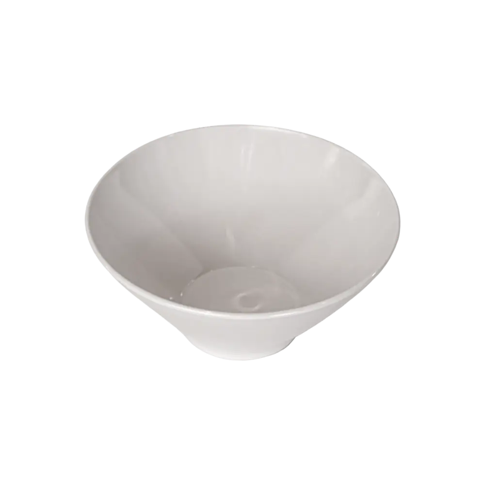 Melamine 23x12cm white salad bowl2
