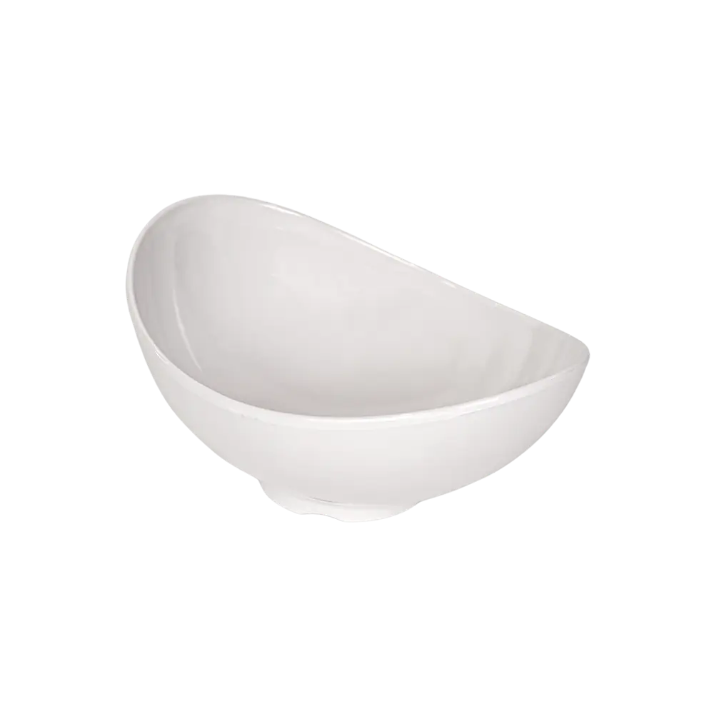 Melamine 35.5x28x17.5cm white serving bowl