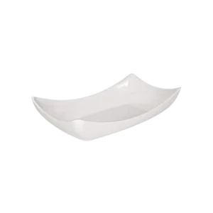 Melamine 47x26x11cm white serving buffet bowl