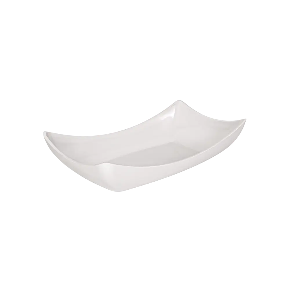 Melamine 47x26x11cm white serving buffet bowl