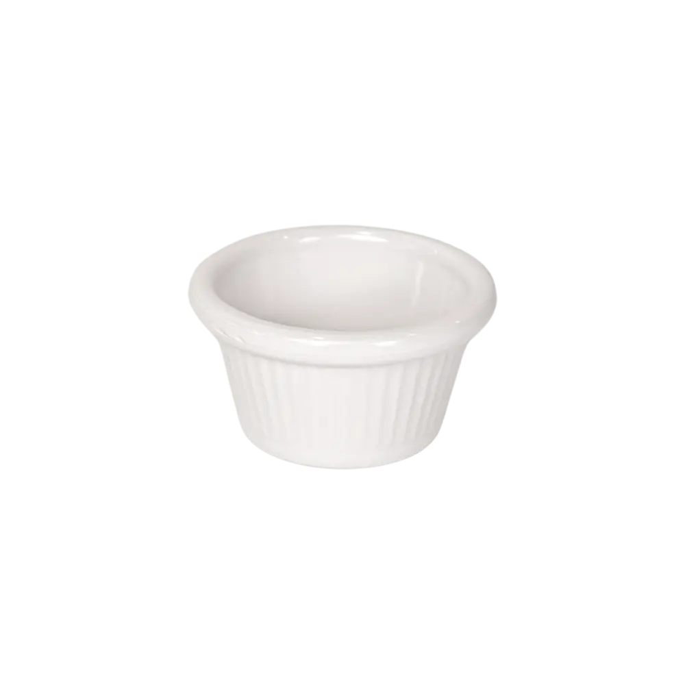 Melamine 7x4cm white mini sauce cup