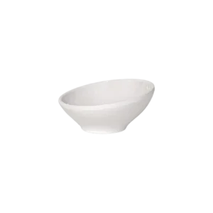 Melamine 9x8.5cm white elliptic sauce cup