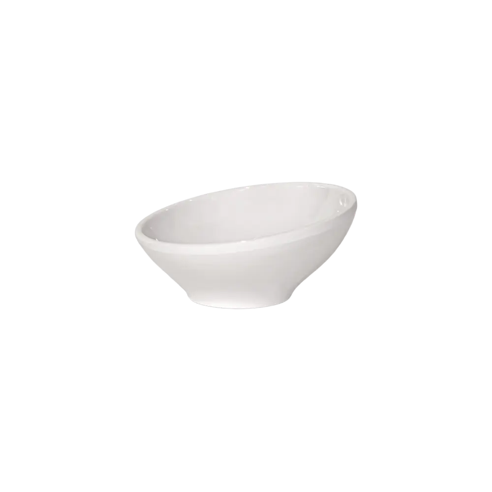 Melamine-9x8.5cm-White-Elliptic-Sauce-Cup Melamine 9x8.5cm white elliptic sauce cup