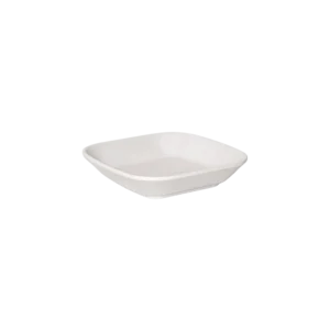 Melamine 9x9cm white small nut plate