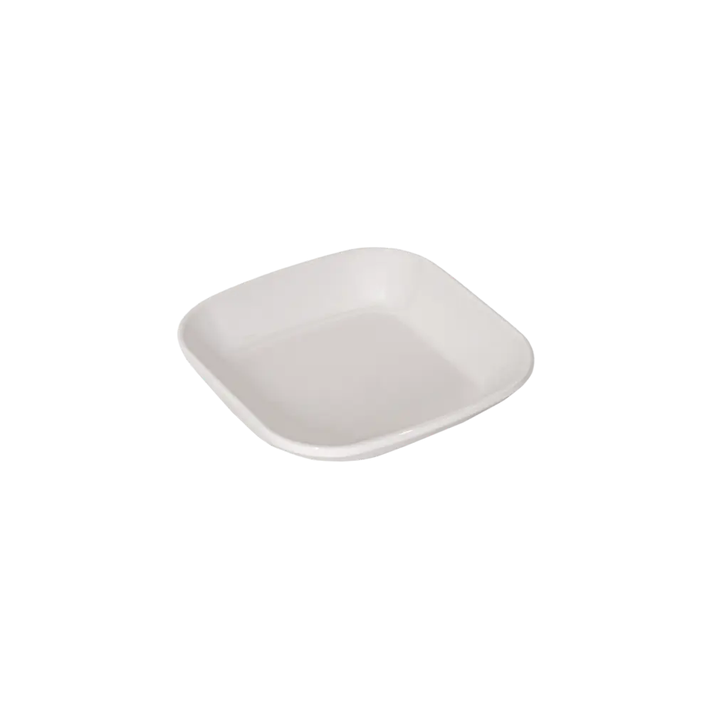 Melamine 9x9cm white small nut plate2