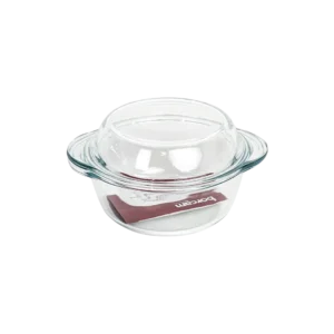 Pasabahce 10x15cm glass 2pcs pyrex round shaped oven dish