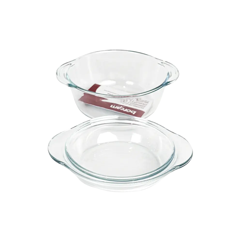 Pasabahce-10x15cm-Glass-2pcs-Pyrex-Round-Shaped-Oven-Dish1 Pasabahce 10x15cm glass 2pcs pyrex round shaped oven dish1