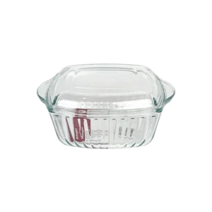 Pasabahce 24x20x9cm glass 2pcs pyrex oven dish with lid