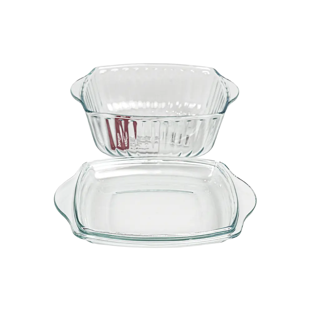 Pasabahce-24x20x9cm-Glass-2pcs-Pyrex-Oven-Dish-with-Lid1 Pasabahce 24x20x9cm glass 2pcs pyrex oven dish with lid1