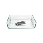 Pasabahce glass 28x28x5cm squared shaped pyrex oven dish