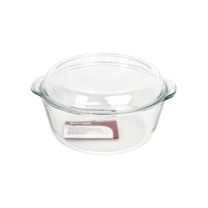 Pasabahce glass 2pcs pyrex 24x12cm round oven dish