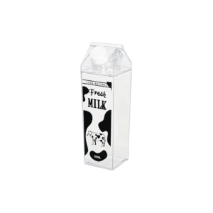 Plexi 500ml cow design milk bottle
